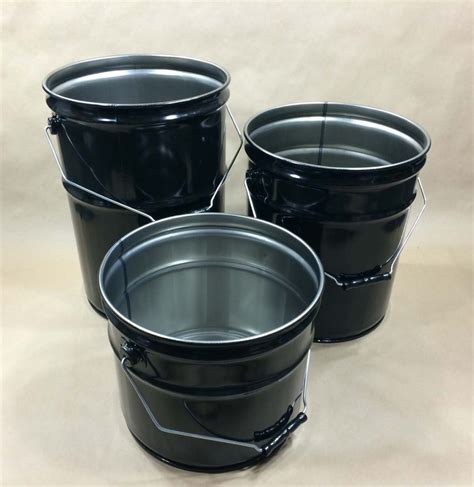 Steel Pails – Open Head – 24, 26, 28 and 29 Gauge